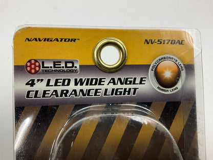 Pilot NV-5170AC 4'' Amber Surface Mount LED Clearance Side Marker Lamp Light