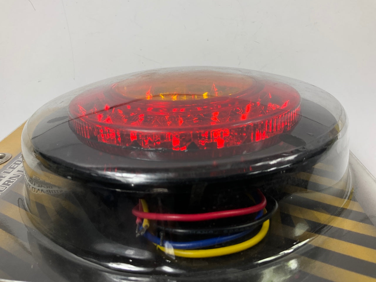 Pilot NV5177AR 4'' Amber / Red Dual Color LED Trailer Tail Light Side Marker Lamp
