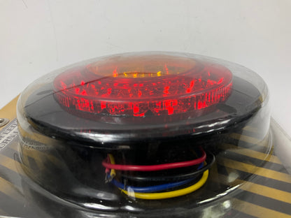 Pilot NV5177AR 4'' Amber / Red Dual Color LED Trailer Tail Light Side Marker Lamp