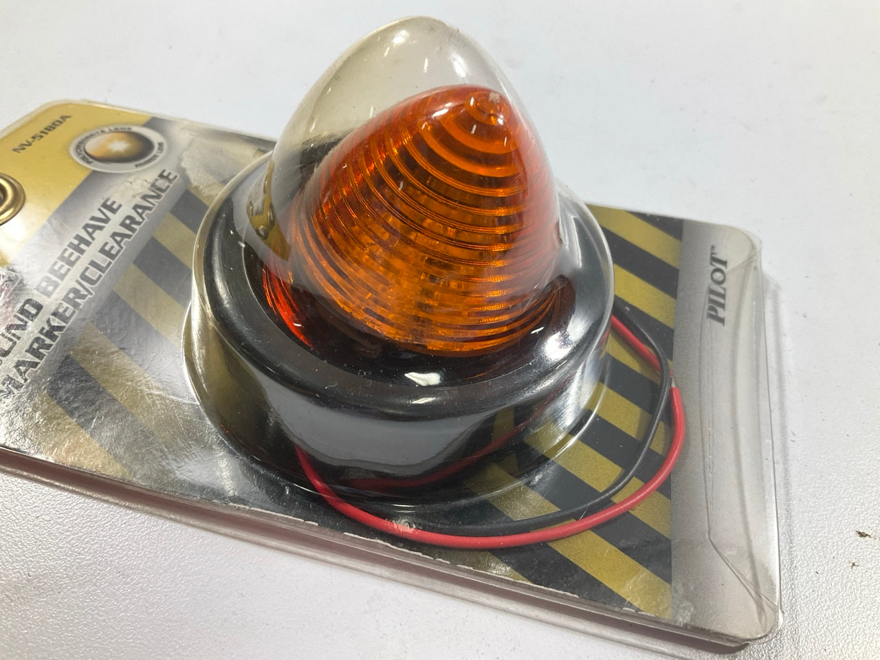 Pilot NV-5180A  2'' Amber Beehive Grommet Mount LED Clearance Marker Light