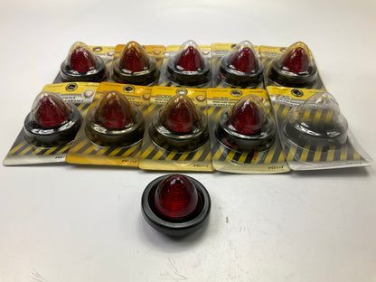 (10) Pilot NV-5180R Red 2'' LED Beehive Marker And Clearance Light