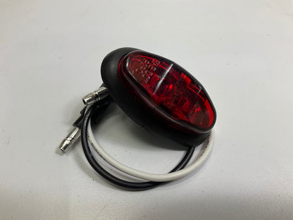 (x10) Pilot NV-5184R 0.8'' Red Oval Flush Mount LED Clearance Side Marker Lights