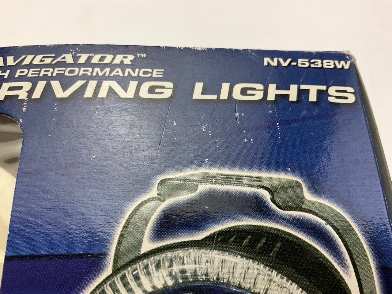 Pilot NV-538W 55 Watt 3-3/8'' Round Driving / Fog Light Kit, Blue Lens