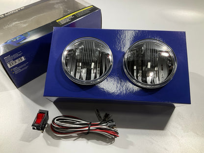 Pilot NV549 - 3.5'' 3W Round Fog Beam LED Light Lamp Kit, White Beam, Black Body