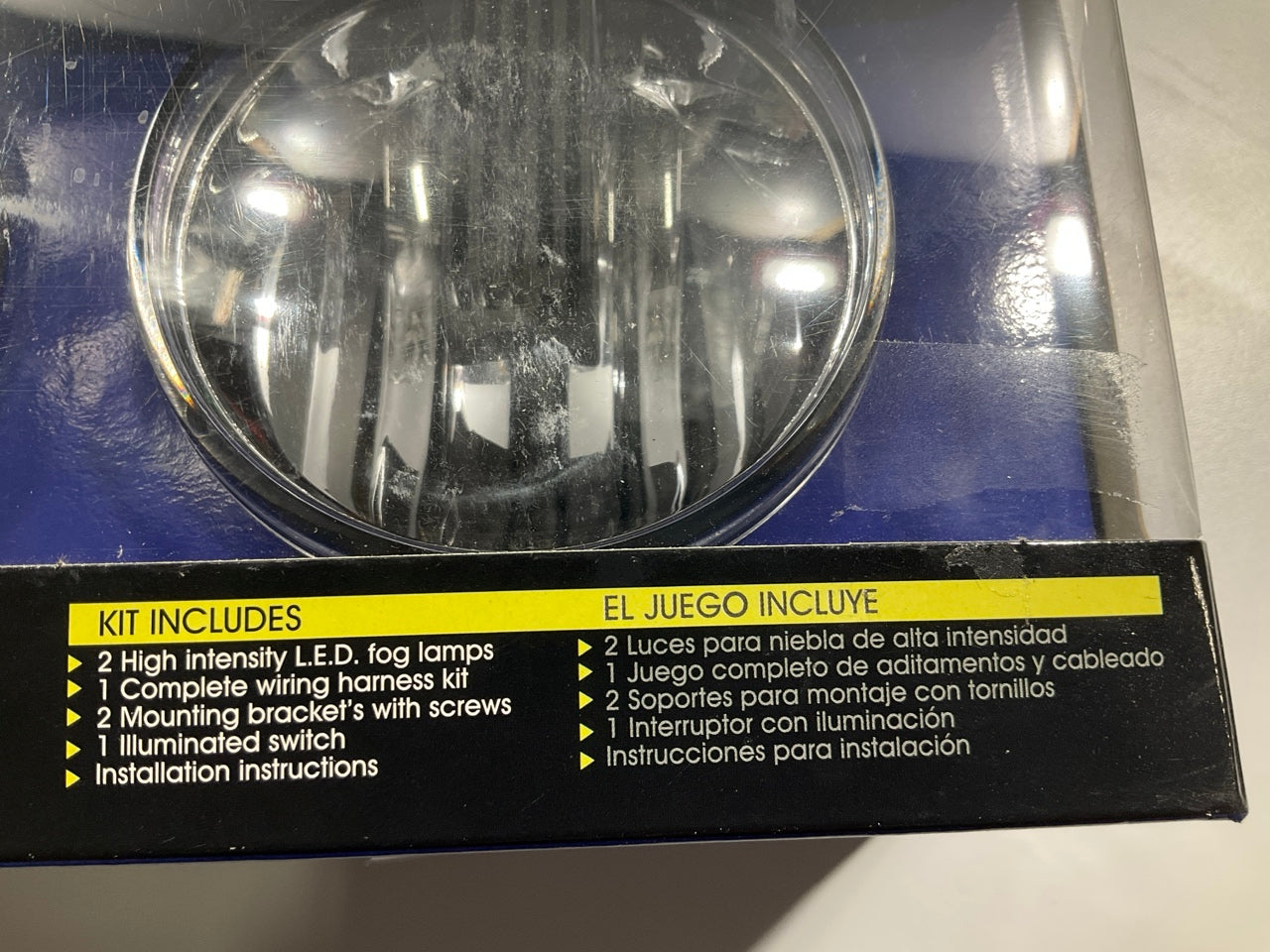 Pilot NV549 - 3.5'' 3W Round Fog Beam LED Light Lamp Kit, White Beam, Black Body