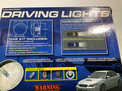 Pilot NV-552WP Driving Light Lamp Kit, Black Body, 3-3/4'' X 3-1/2'' X 2-1/2'' 2PC