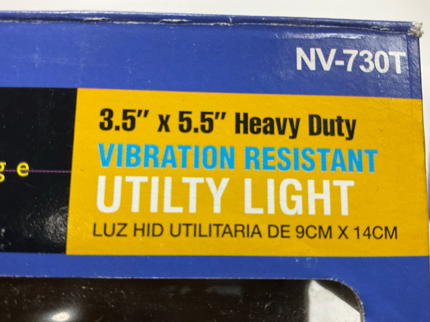 (2) Pilot NV730T Heavy Duty 5.5''x3.5'' 35W Rectangular Flood Beam Xenon HID Light