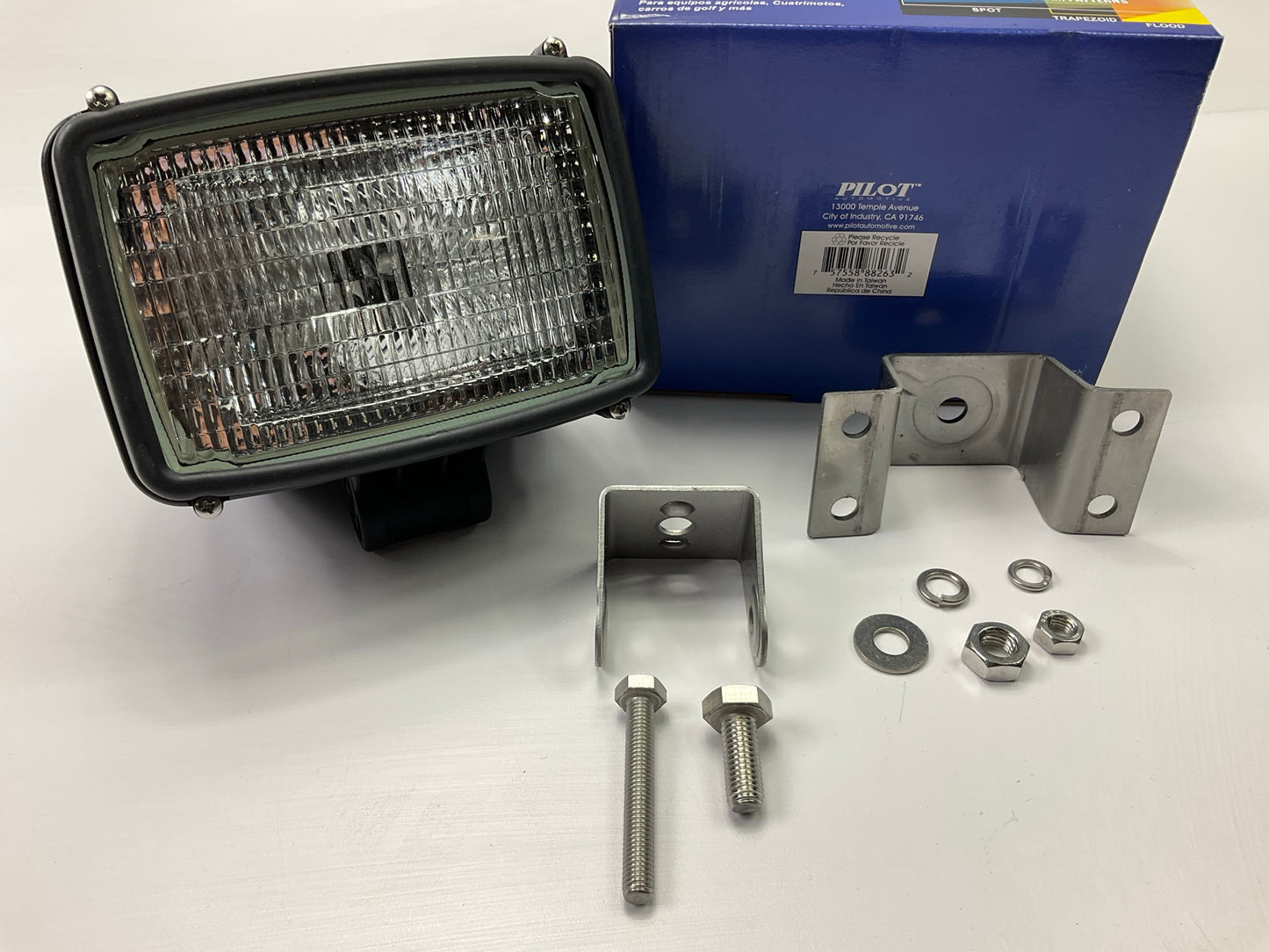 Pilot NV-730T Heavy Duty 5.5'' X 3.5'' 35W Rectangular Flood Beam Xenon HID Light