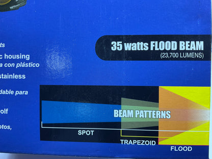 Pilot NV-730T Heavy Duty 5.5'' X 3.5'' 35W Rectangular Flood Beam Xenon HID Light