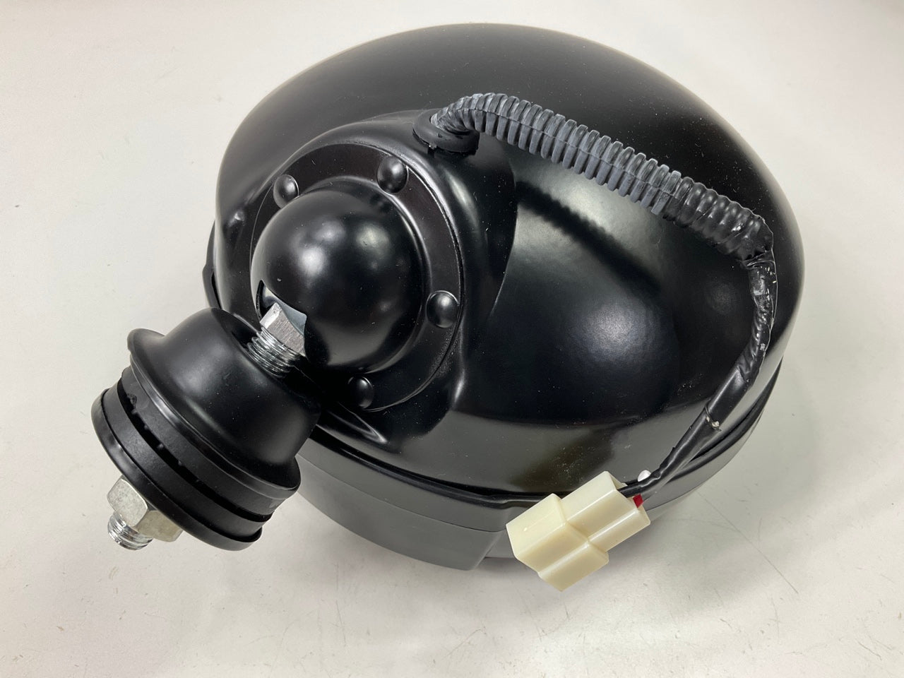 Pilot NV-808C 7'' Round Off-Road Light Lamp Kit W/ Black Stone Guard