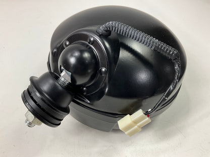Pilot NV-808C 7'' Round Off-Road Light Lamp Kit W/ Black Stone Guard