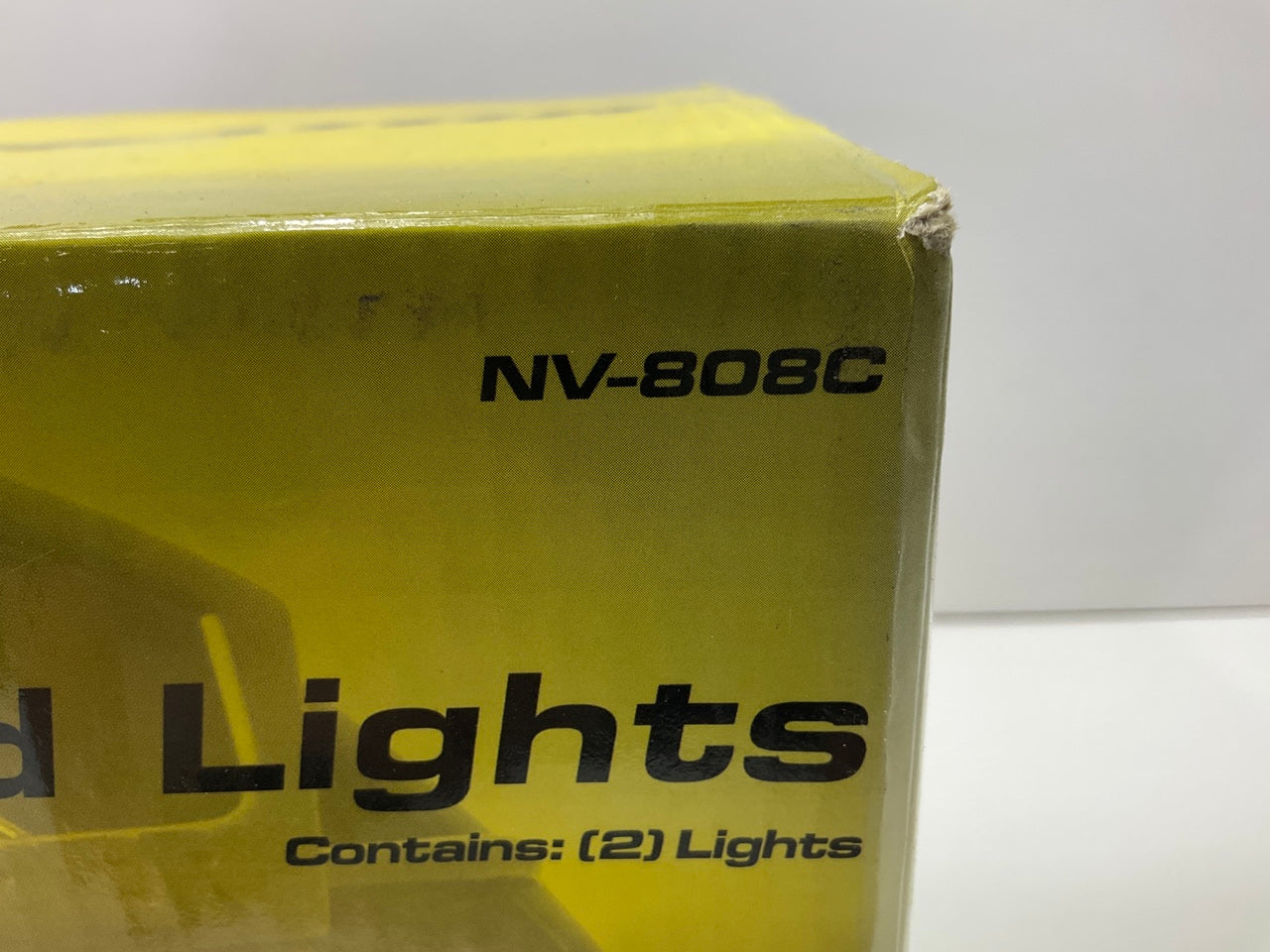 Pilot NV-808C 7'' Round Off-Road Light Lamp Kit W/ Black Stone Guard