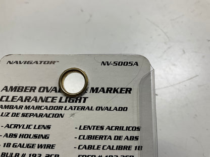 (10) Pilot NV5005A 4'' Amber Oval Surface Mount Clearance Side Marker Light