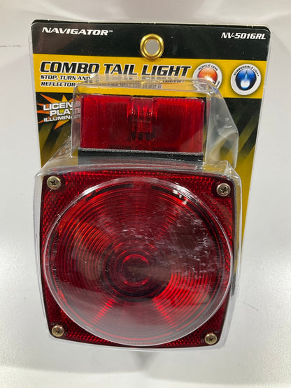 Pilot NV5016RL Red Surface Mount Tail Combination Light W/ License & Reflector