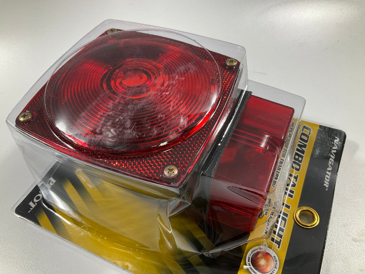 Pilot NV5016RL Red Rectangular Surface Mount Tail Combination Light W/ License