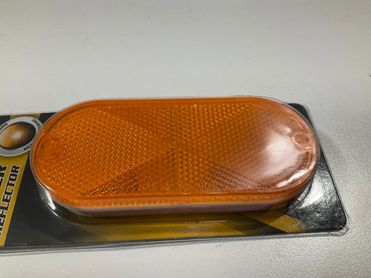 Pilot NV5022A 2 PC, Oval Side Marker / Amber Reflector Lights - 4-3/8'' Long