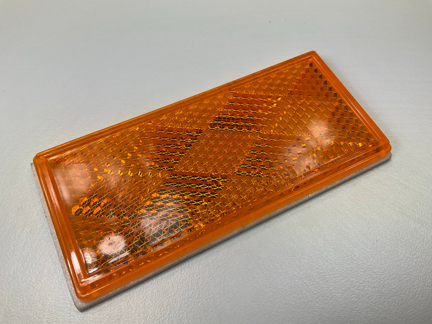 10 PCS - Pilot NV5040A Rectangular Trailer Reflectors Amber, 3-7/32''x1-7/16''