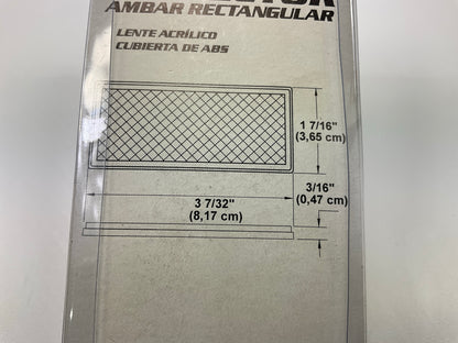 10 PCS - Pilot NV5040A Rectangular Trailer Reflectors Amber, 3-7/32''x1-7/16''