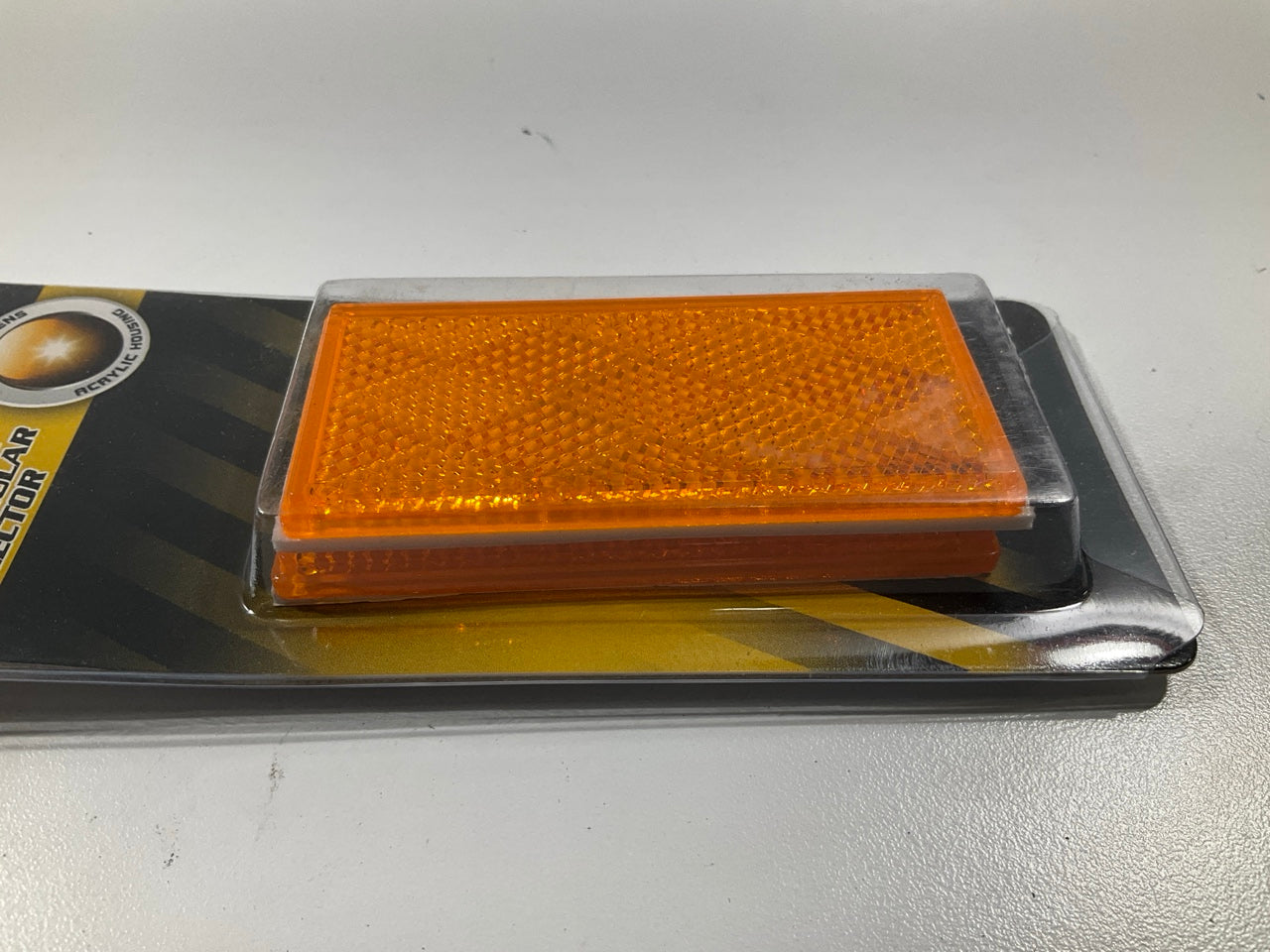 Pilot Automotive NV5040A 2 PC, Rectangular Reflectors Amber, 3-7/32'' X 1-7/16''