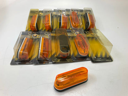 (10) Pilot Automotive NV5075S Amber Running Board Light - 3-1/2'' X 1''