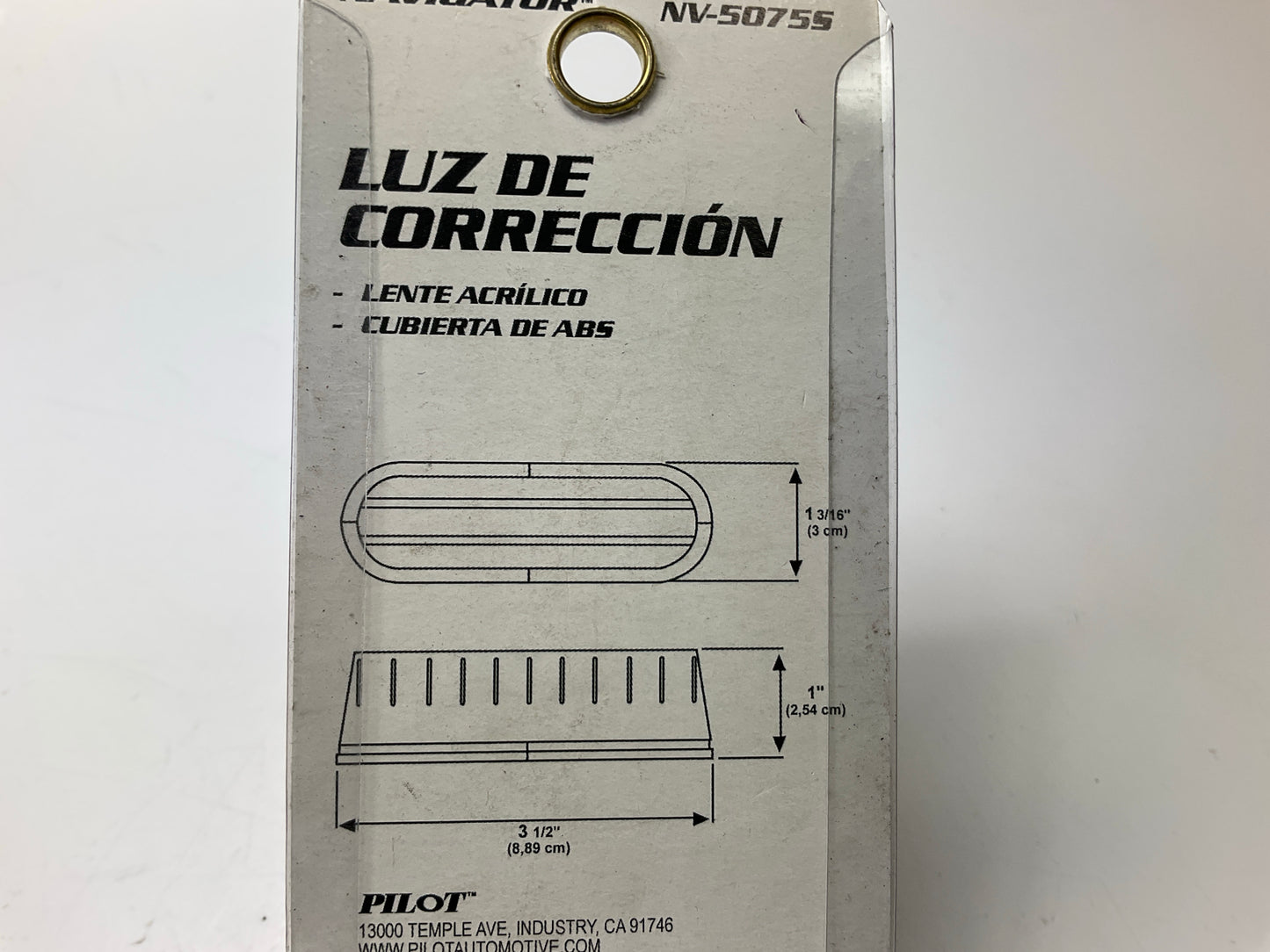 (10) Pilot Automotive NV5075S Amber Running Board Light - 3-1/2'' X 1''