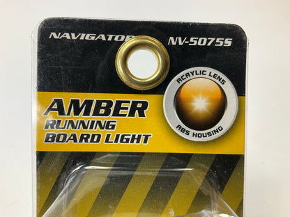 (10) Pilot Automotive NV5075S Amber Running Board Light - 3-1/2'' X 1''
