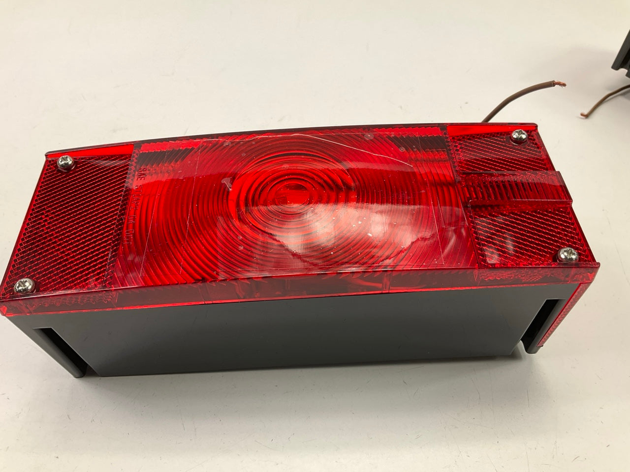 (2) Pilot NV5078 Red Rectangular Surface Mount Submersible Combo Trailer Lights