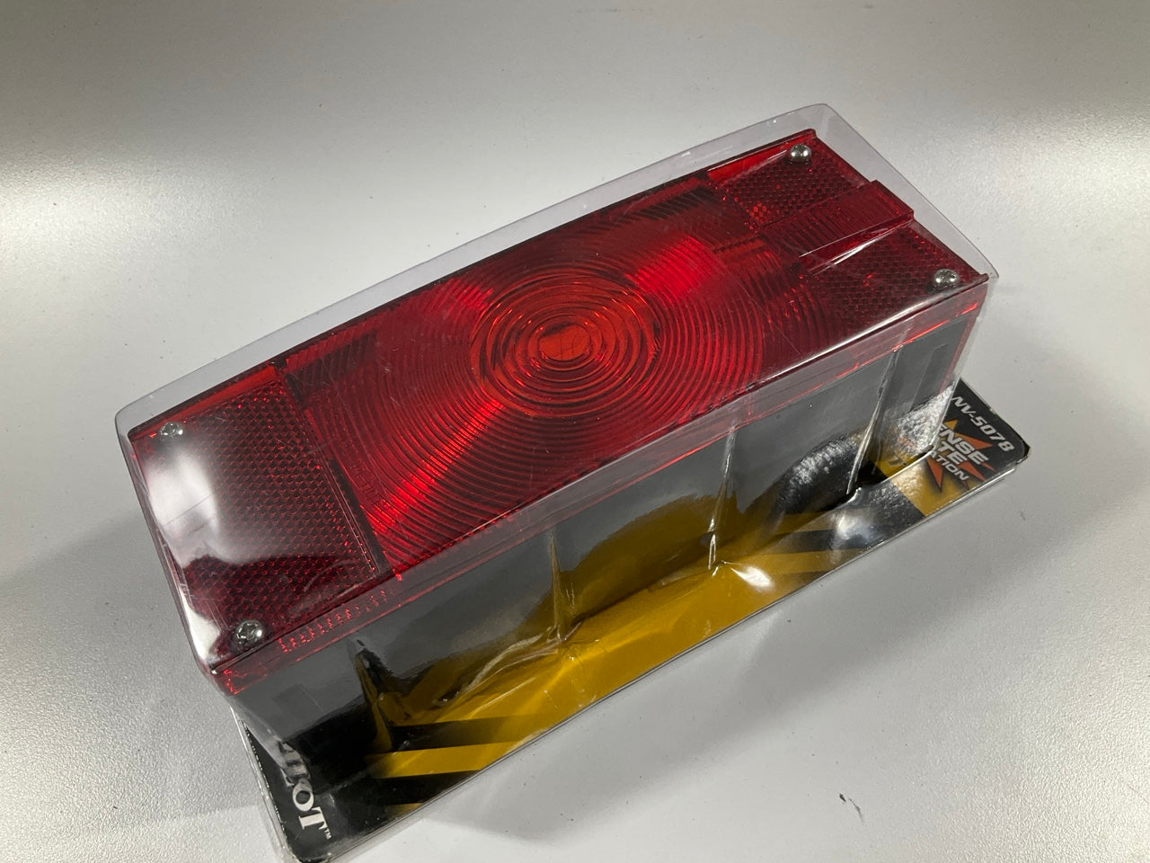 Pilot NV5078 Red Rectangular Surface Mount Submersible Combo Trailer Light Lamp