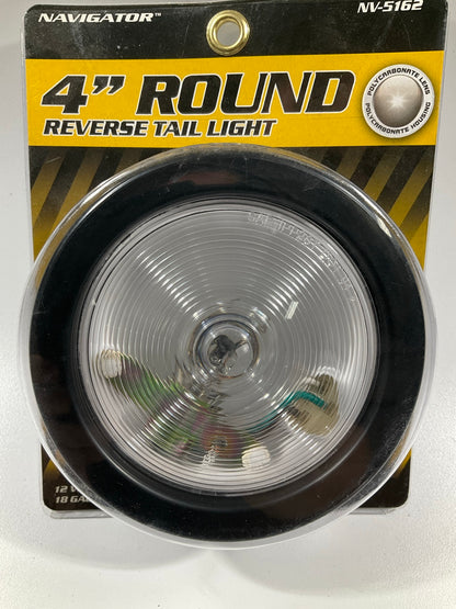 Pilot NV5162 Universal 4'' Round Halogen Clear Backup Light Lamp, 12V