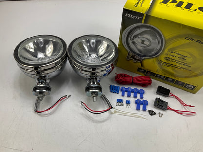 MISSING SWITCH Pilot NV802CP  6'' 2x100W Round Chrome Housing Driving Beam Lights