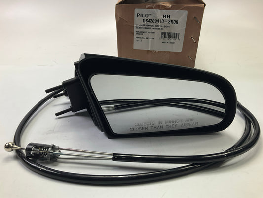 Pilot OS4209410-3R00 Non-heated Manual Remote Right Mirror - 1987-1990 Olds 98