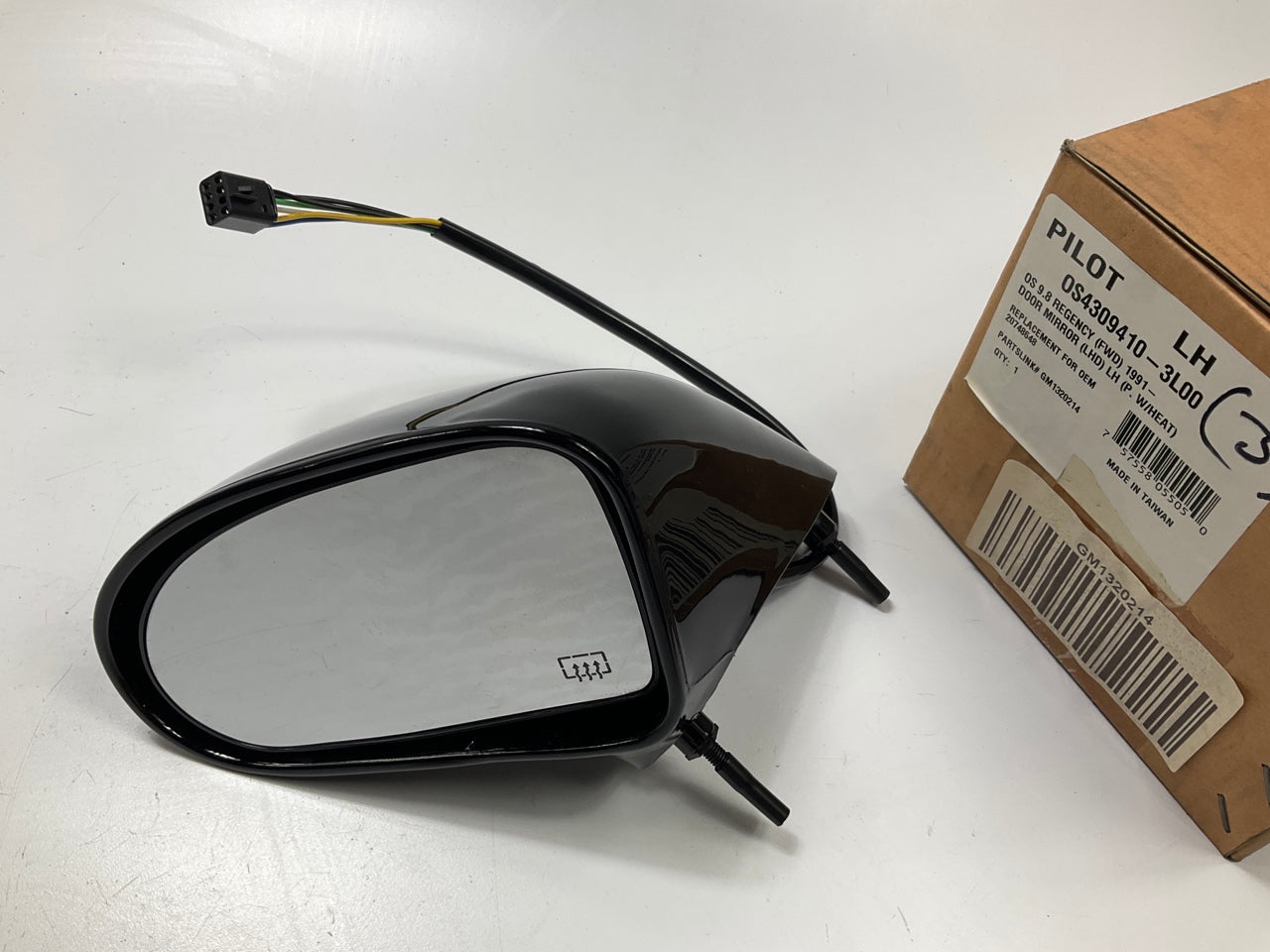 Pilot Left Heated Power Mirror 1998-1999 Buick LeSabre, 92-96 Olds 98, 92-93 88
