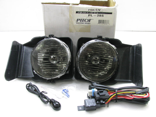 PILOT PL28S Fog Light Fog Lamps Kit For 2003-2004 GMC Sierra 1500 2500 3500