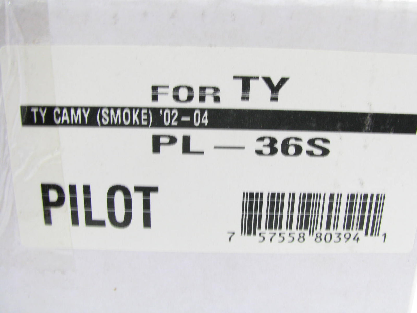 Pilot PL36S SMOKED LENS Fog Light Fog Lamp Kit W/ Switch, Relay & Wiring