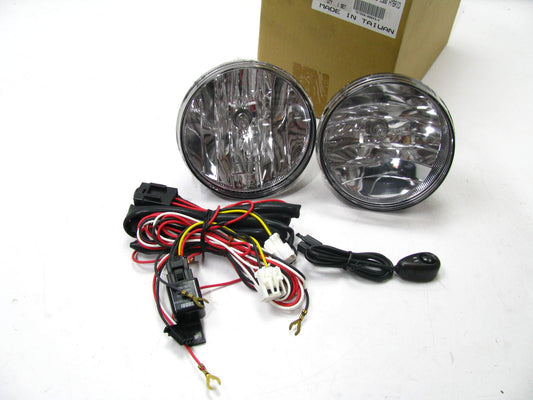 Pilot PL-49C Fog Lights Lamp CLEAR Lens Kit For 07-14 GMC Sierra TRUCKS