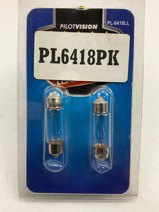 Pilot PL-6418LL License Plate Lamp Light Bulbs  #6418LL