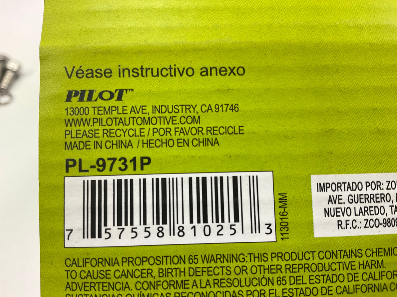 Pilot PL-9731P 3'' 20W Round Spot Beam LED Light Lamp, 10-30V