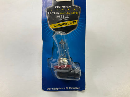 Pilot PL-H11LL1 High Performance H11 Fog Light Lamp Light Bulb, 12V 55W