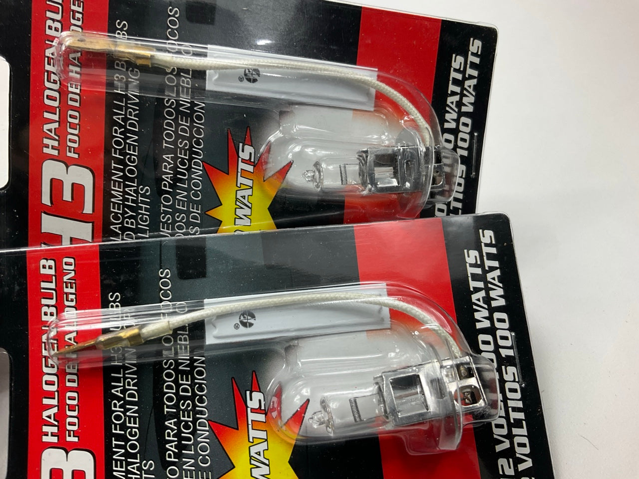 (2) Pilot PL-H3K-100 Halogen Replacement Light Lamp Bulbs H3 12V 100W