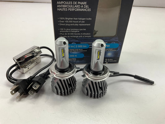 Pilot PL-H4 LED Fog Light Bulb, 2PC 6000K, 12V 25W, 30,000HRS