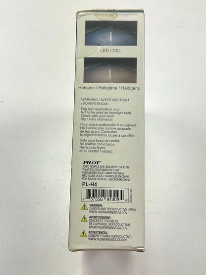 Pilot H4 LED Fog Light Bulb, 2PC 6000K, 12V 25W, 30,000HRS