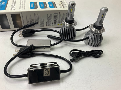 Pilot PL-H7 H7 LED Fog Lamp Fog Light Bulbs, 12V/25W, 30,000HRS, 2 PC 6,000K