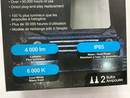 Pilot PL-H7 H7 LED Fog Lamp Fog Light Bulbs, 12V/25W, 30,000HRS, 2 PC 6,000K