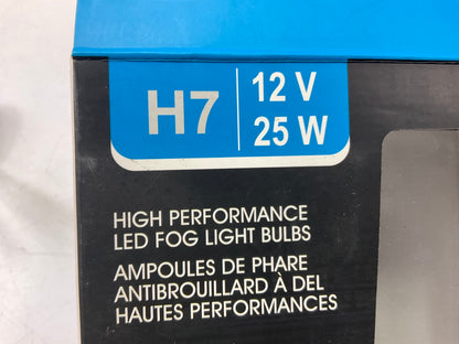 Pilot PL-H7 H7 LED Fog Lamp Fog Light Bulbs, 12V/25W, 30,000HRS, 2 PC 6,000K