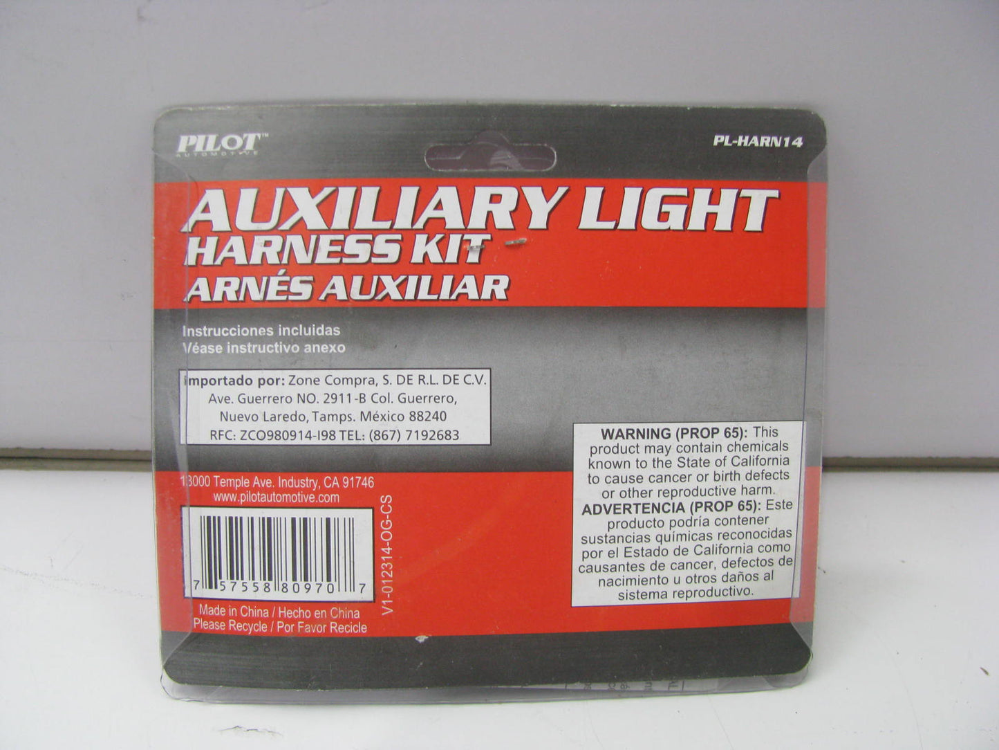 Pilot PL-HARN14 Auxiliary Off-road Light Wire Harness Kit - For Up To 55W Lamps