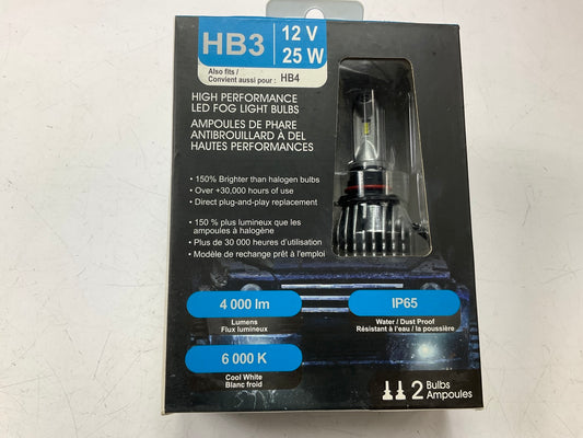 Pilot PL-HB3 LED Fog Light Bulbs For HB3/HB4 Applications, 2PC, 6000K, 30,000H