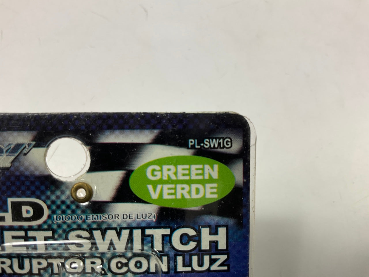 Pilot Automotive PL-SW1G UNIVERSAL Billet Toggle Switch W/ Green LED Light