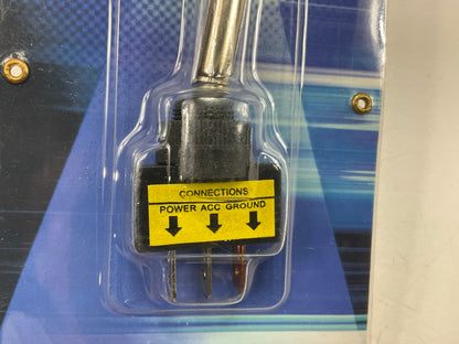 (10) Pilot PL-SW1X Universal Billet Toggle Switch (Red LED, 12V) ON-OFF Switch