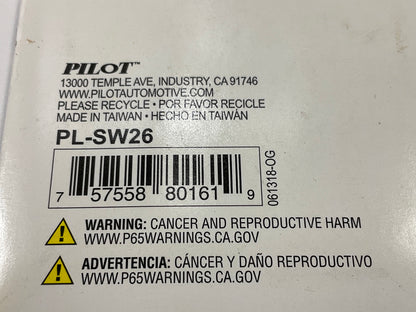 Pilot PL-SW26 12 Volt Toggle Switch With Red Safety Cover, Up To 20 Amps