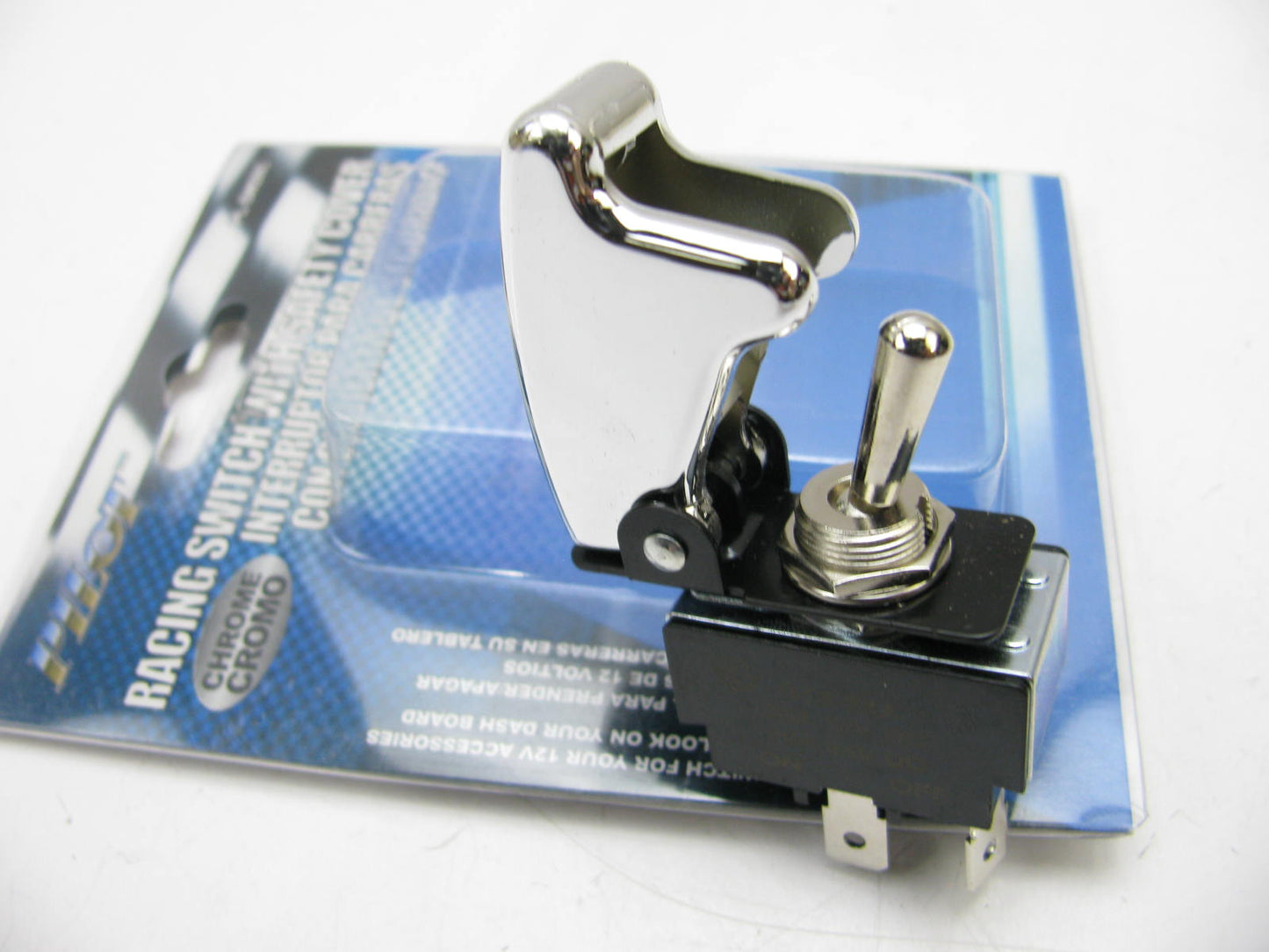 Pilot PL-SW26C  Performance Toggle ON-OFF Switch With Chrome Safety Cover